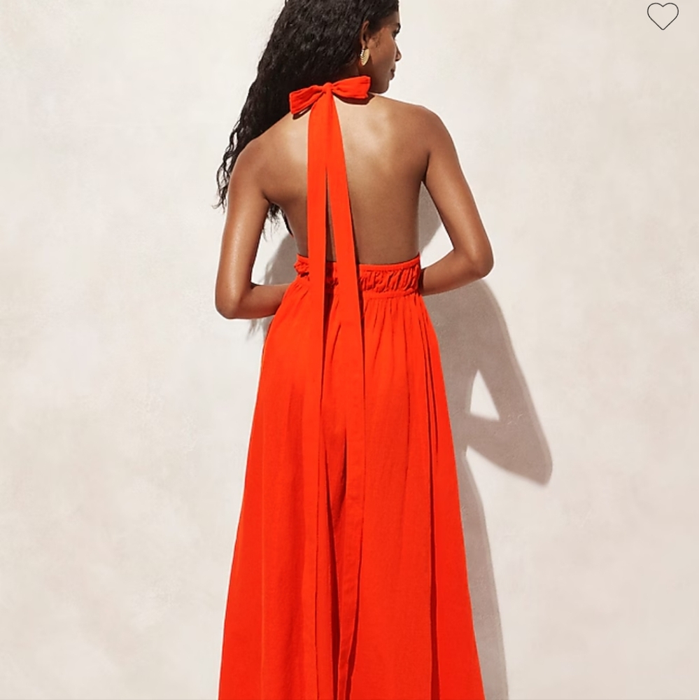 J Crew Red beach dress GORGEOUS NWT size small  Must See👁️